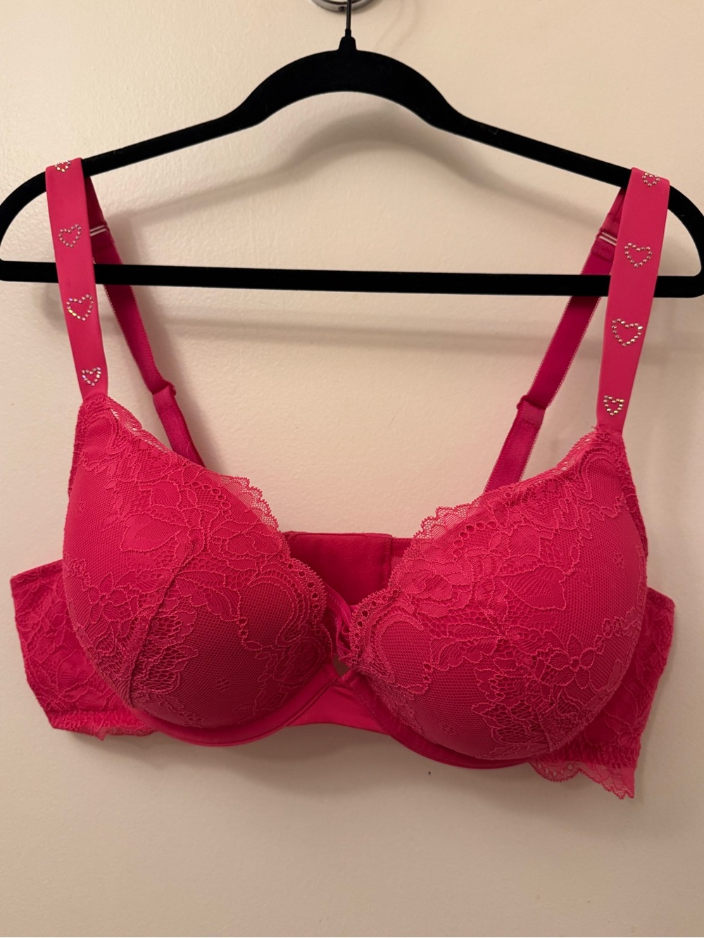 Torrid Lace Underwire Bra - Hot Pink 40D